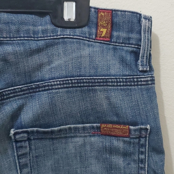 SEVEN FOR ALL MANKIND - CROP GINGER DENIM CAPRI - Picture 6 of 13